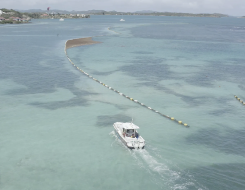 Blocking boom